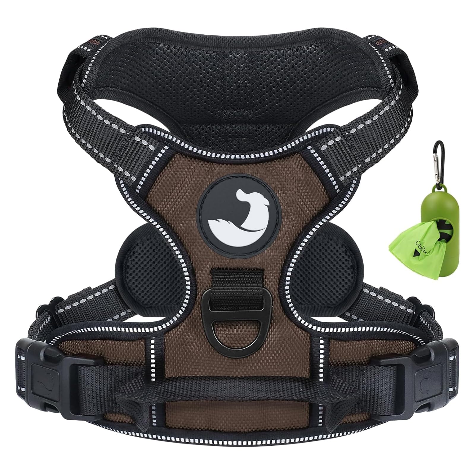 Arnés Joytale para perro grande con enganche frontal para reducir tirones durante paseos.