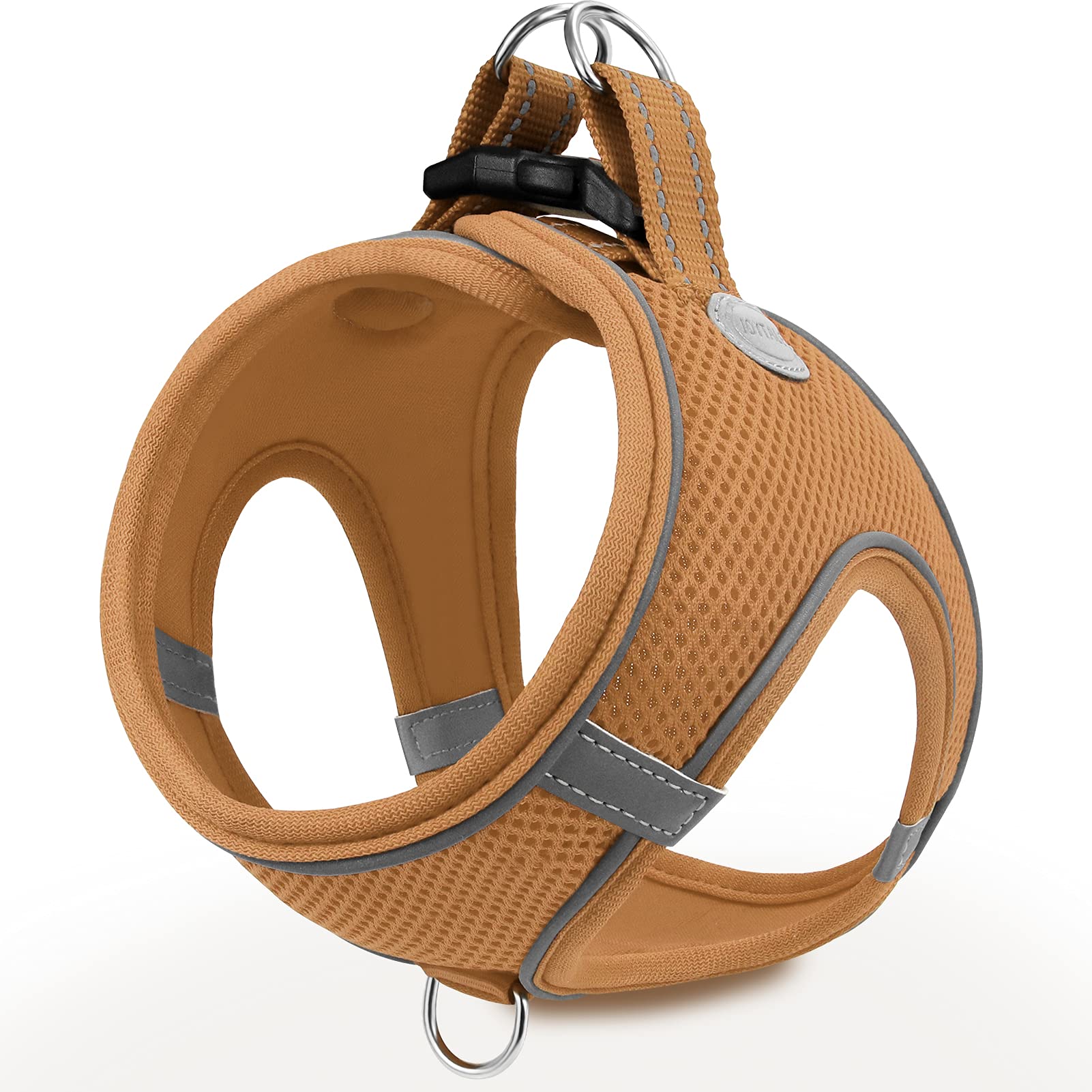 Joytale arnés para perro pequeño, malla de aire-frente, cómodo para paseos largos.
