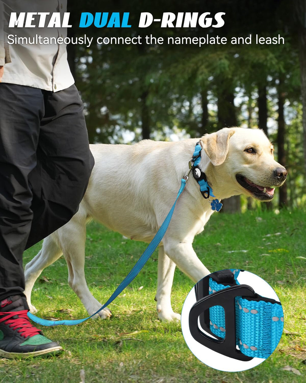 Joytale AirTag collar, interior acolchado de neopreno para comodidad