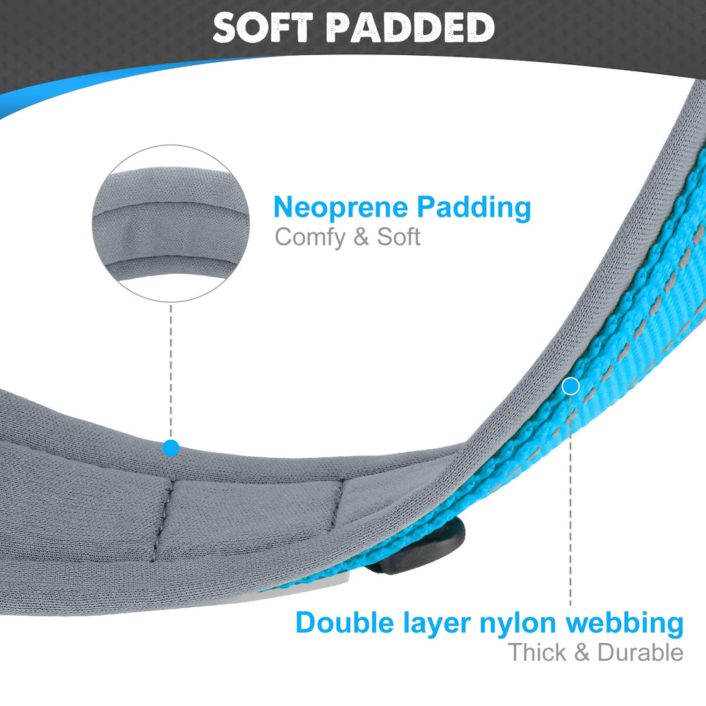 Joytale collar ajustable con reflectante 360, mayor visibilidad nocturna