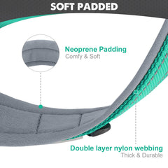 Joytale collar grande ajustable para ajuste seguro durante caminatas