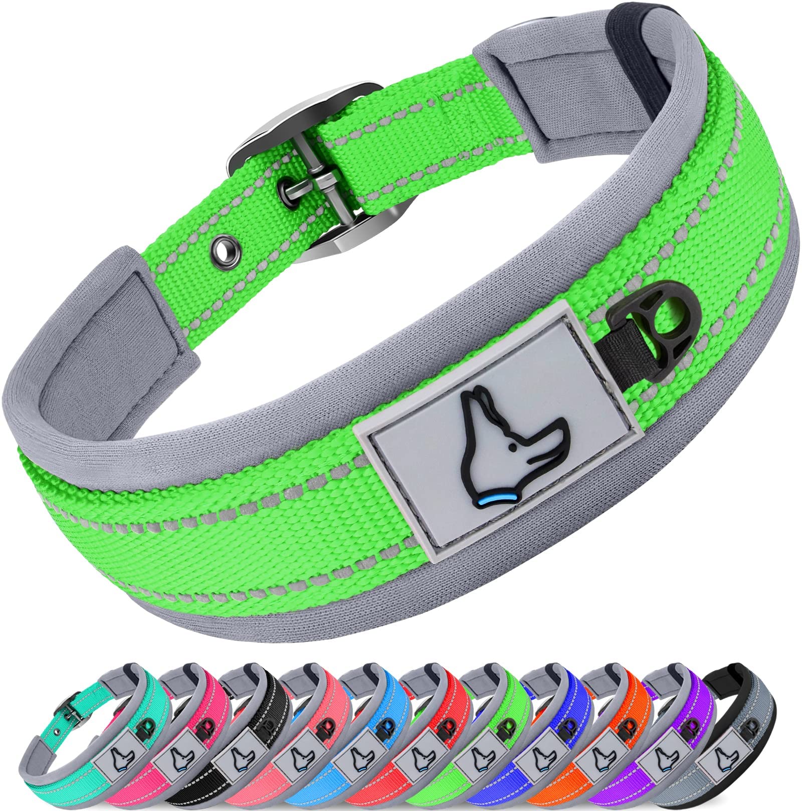 Joytale collar para perros grandes con acolchado de neopreno para mayor comodidad.