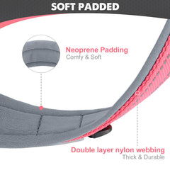 Joytale collar ajustable para perro mediano, uso flexible para diferentes tamaños.