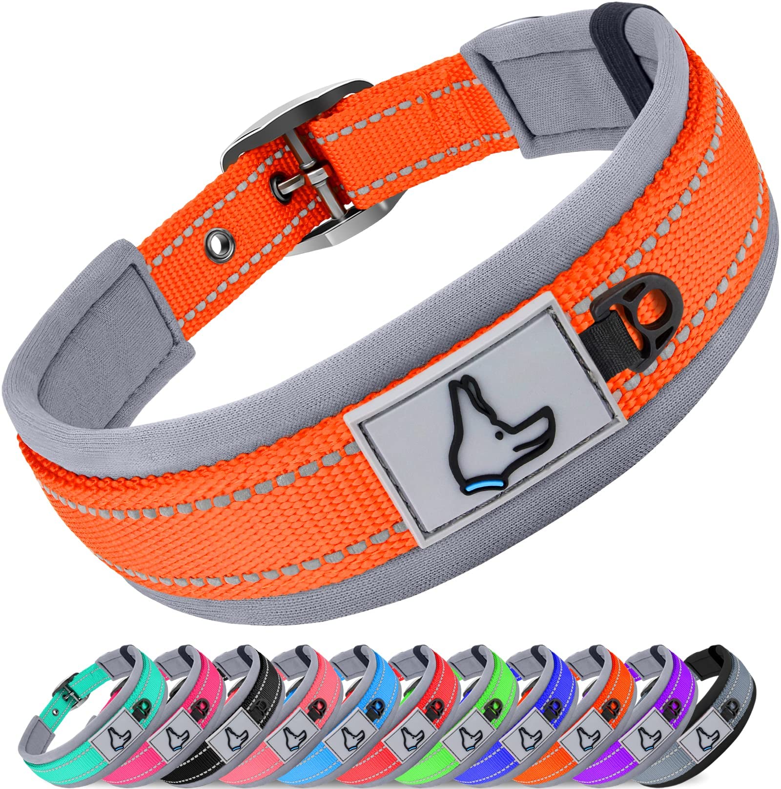 Collar Joytale para perro pequeño con neopreno acolchado, cómodo para paseos diarios.