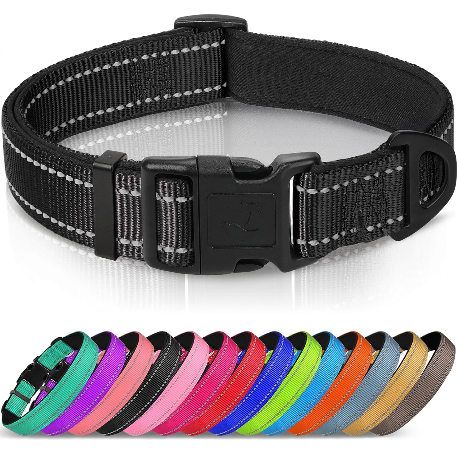 Collar Joytale para perro con reflectores para paseos nocturnos seguros
