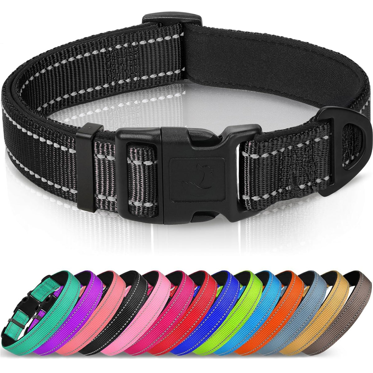 Collar Joytale para perro con reflectores para paseos nocturnos seguros