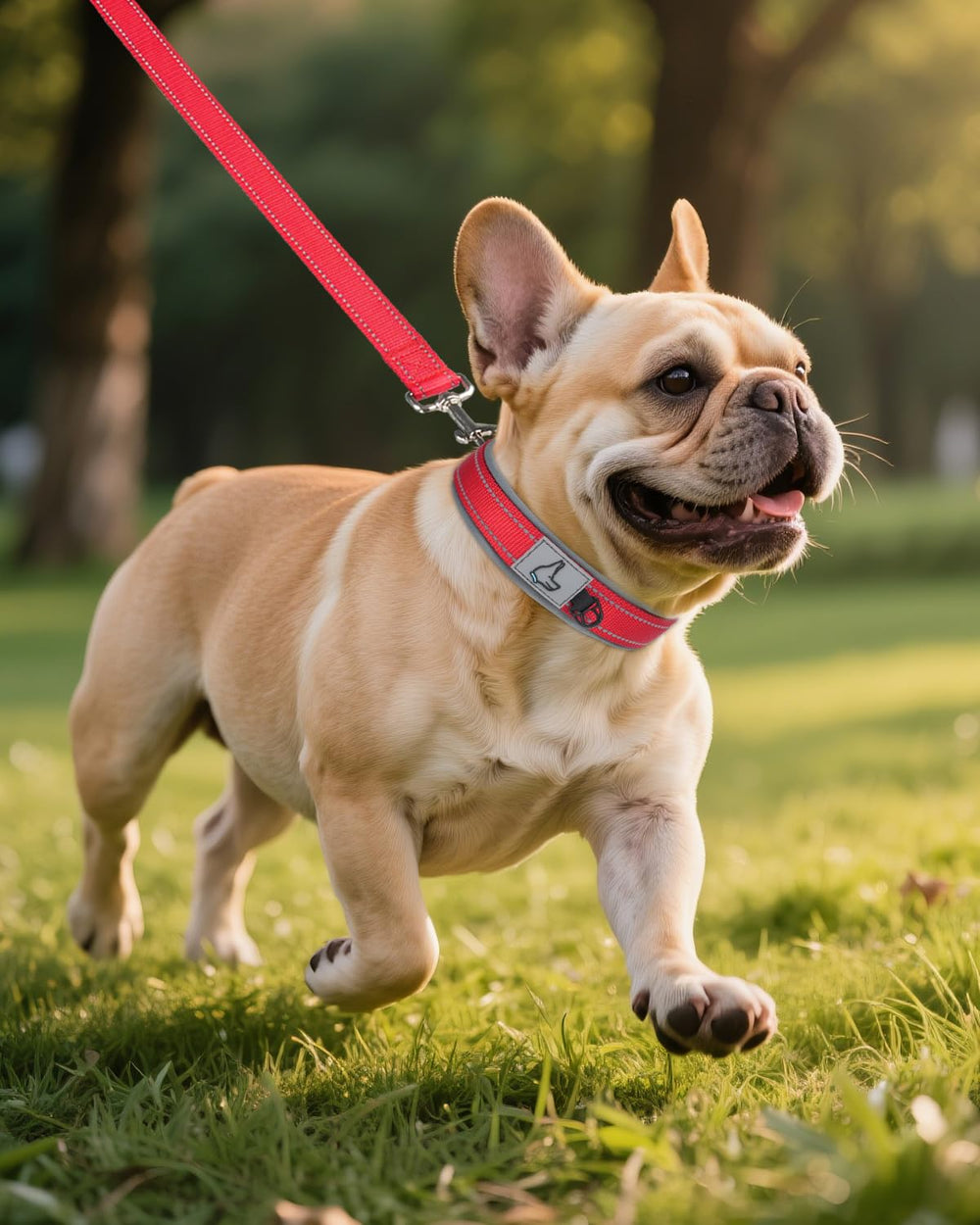 Joytale collar con visibilidad nocturna para paseos seguros.