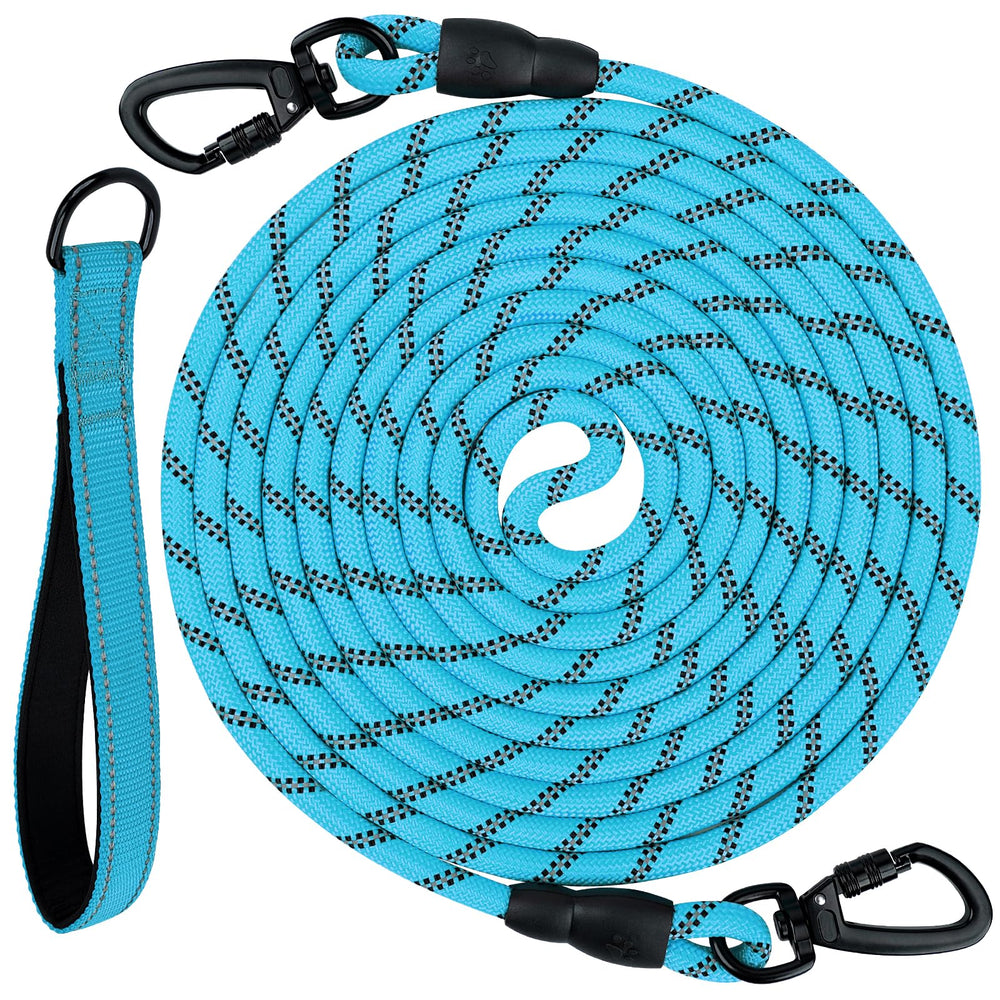 Joytale correa larga para perro 15ft, libertad y control en paseos.