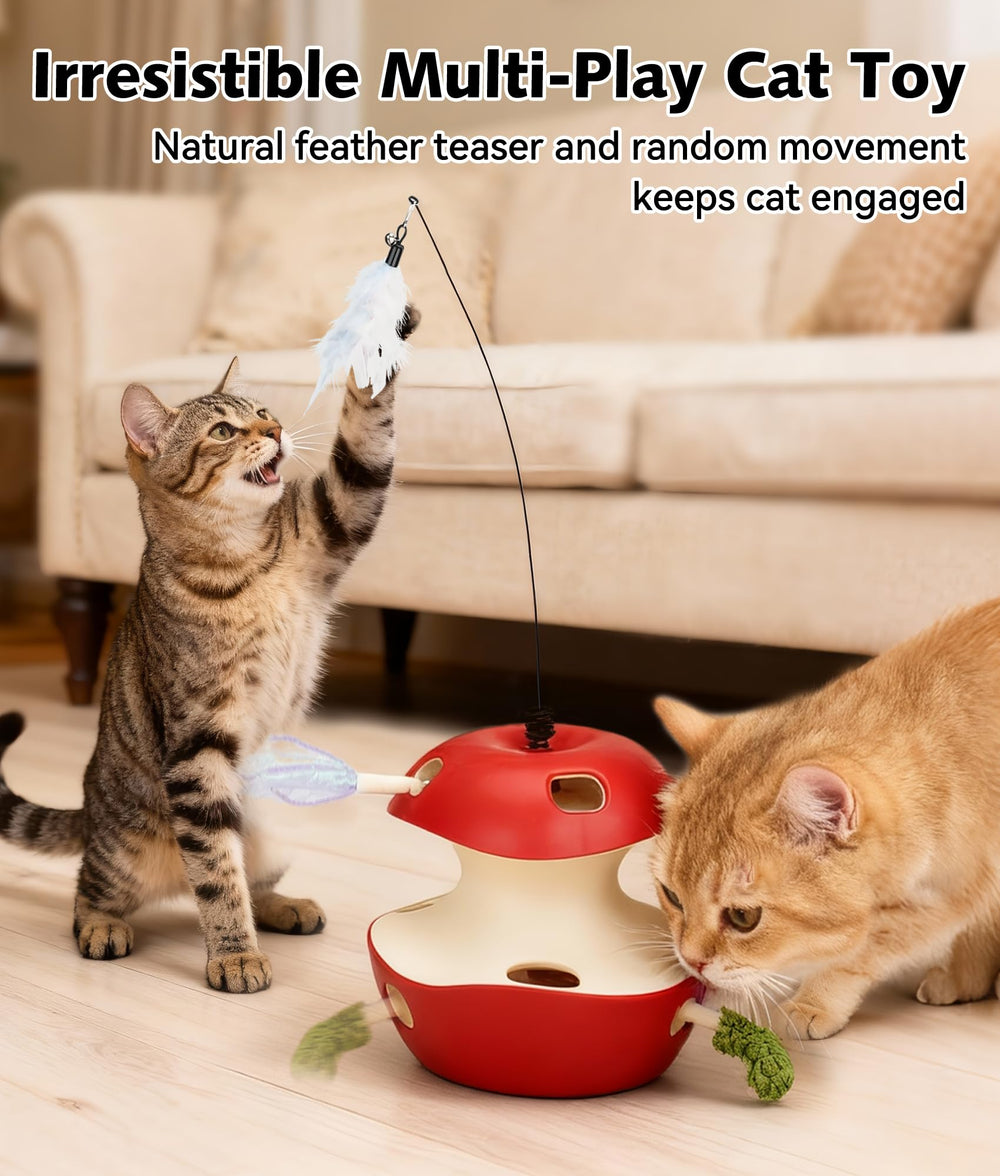 Joytale teaser pluma natural promueve movimiento y curiosidad del gato