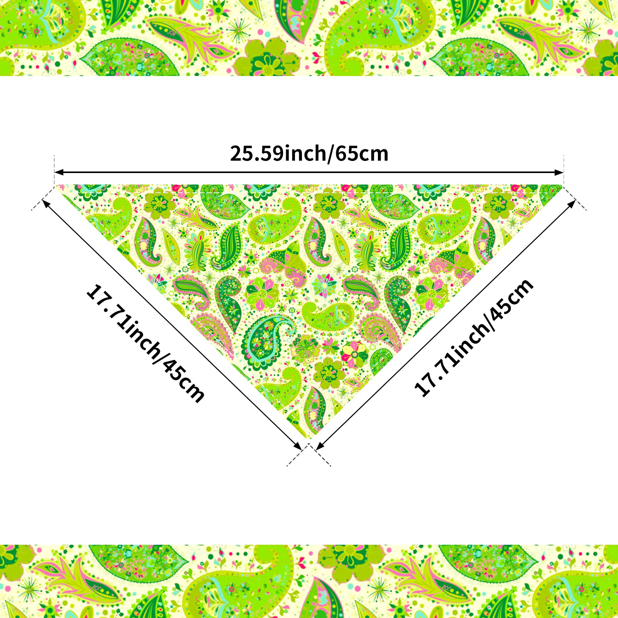 Bandana para perro JpGdn talla mediana con bordes reforzados.