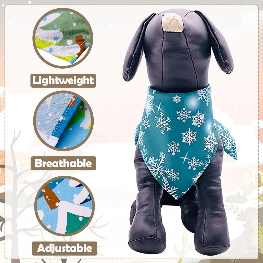 Bandanas JpGdn diseño reversible para perros pequeños y medianos.