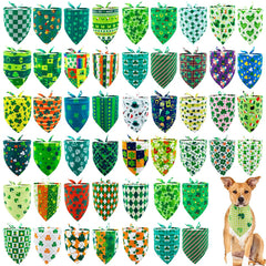 Bandanas JpGdn para perro, San Patricio, primer plano festivo para fotos.