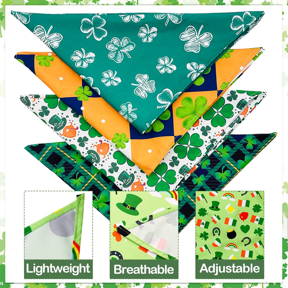 Bandanas JpGdn para perro, variedad de colores para combinar con atuendos.