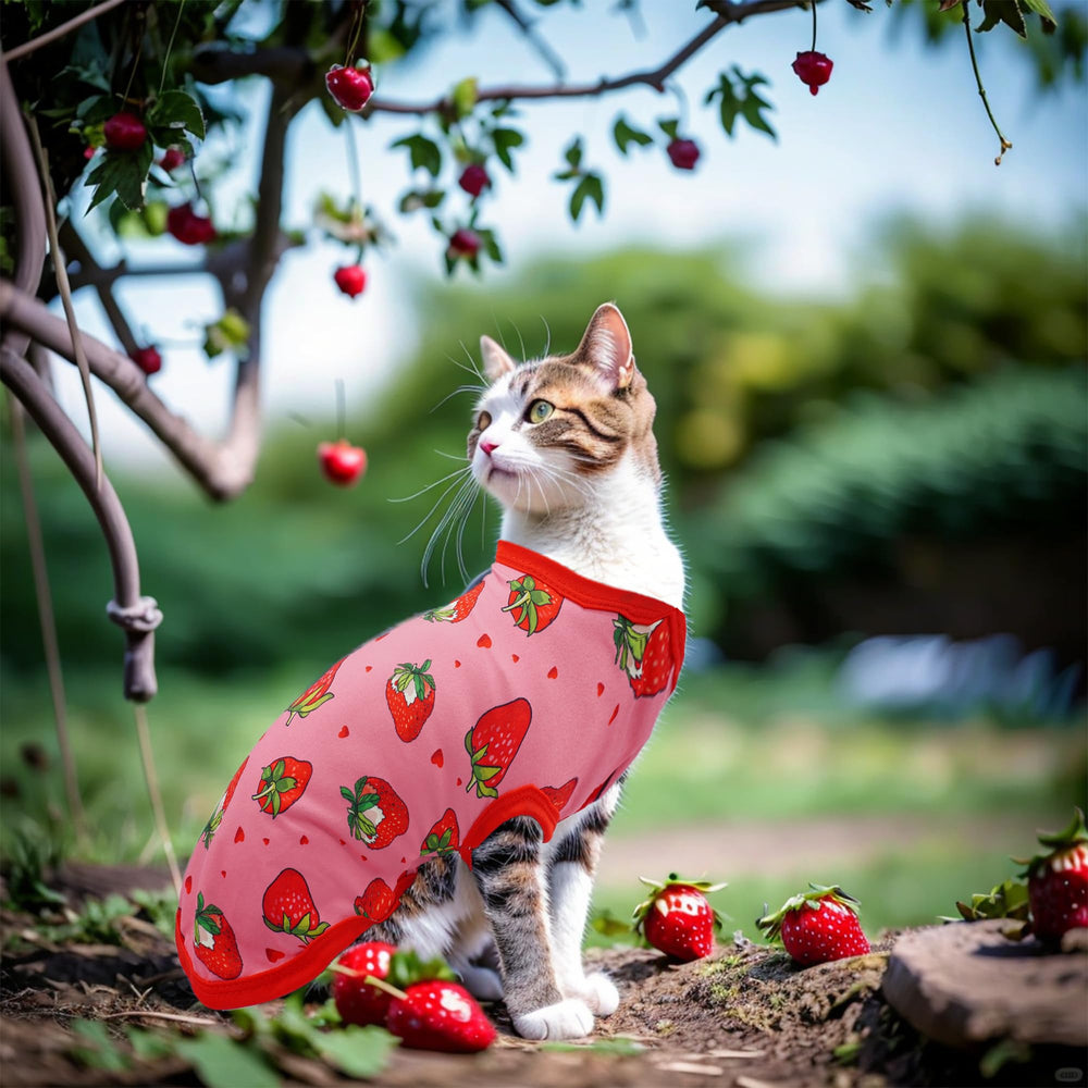 Camiseta JpGdn con patrón fruta, ideal para fotos y paseos