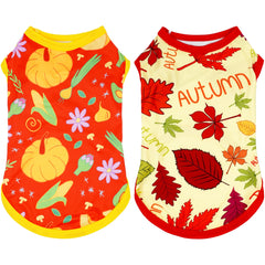 Camisetas JpGdn para perro, otoño rojo sin mangas, cómodo para días fríos.