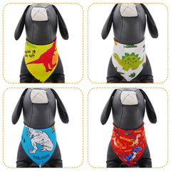 Bandanas JpGdn dinosaurios con patrones divertidos para fiestas