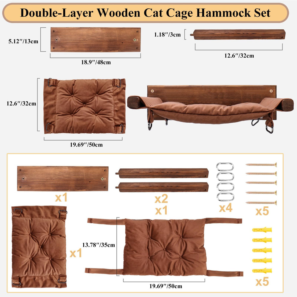 JSPYFITS diseño que ahorra espacio en casa para felinos.