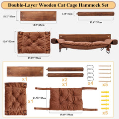 JSPYFITS diseño que ahorra espacio en casa para felinos.