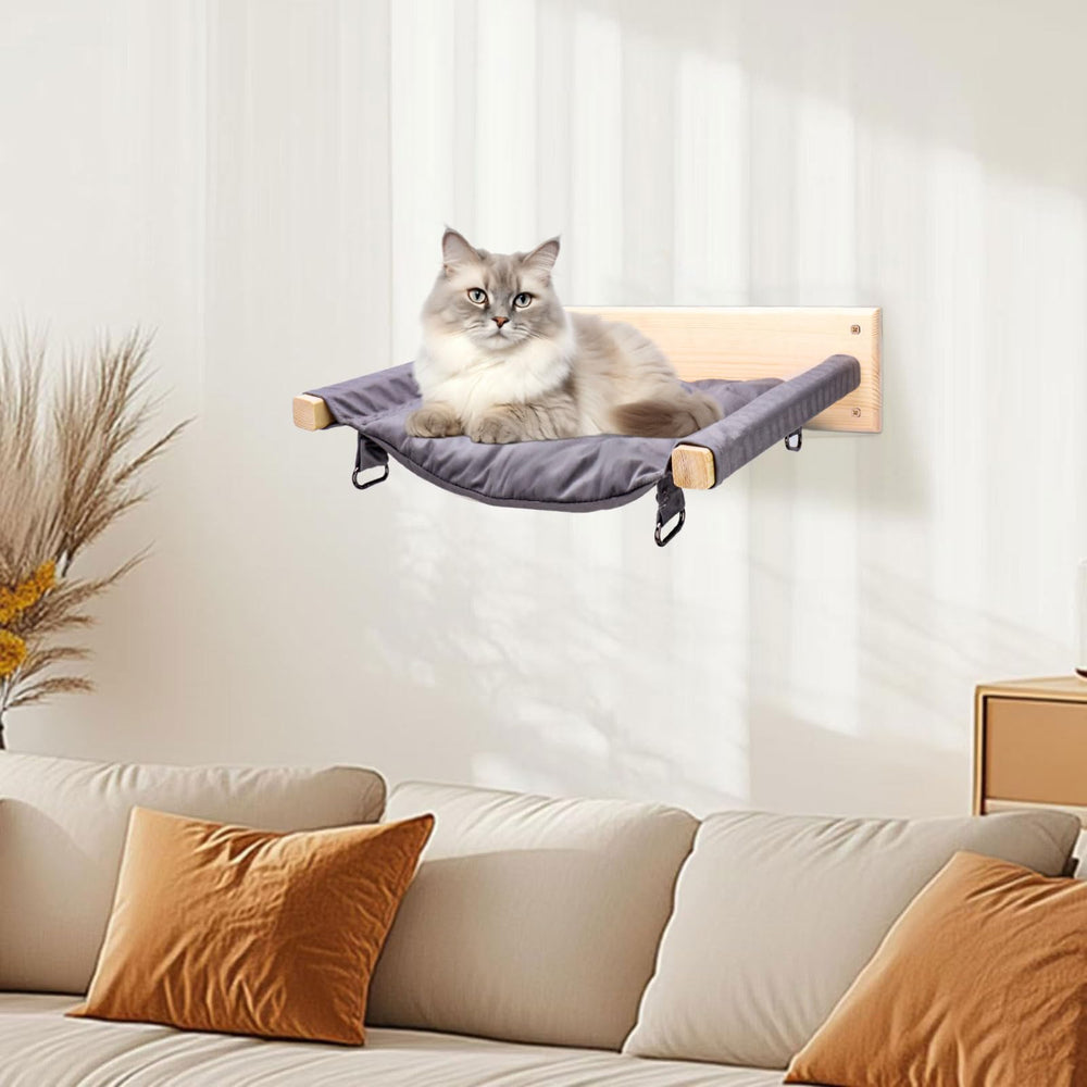 JSPYFITS Hamaca de pared para dormir, jugar y descansar.