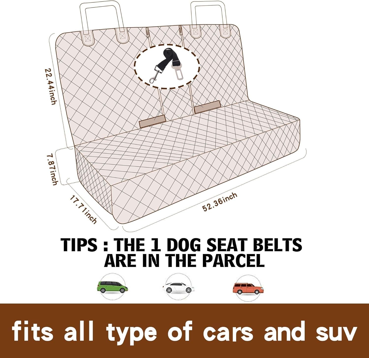 JSTHT funda compatible con múltiples vehículos, ideal para coche, SUV y camión