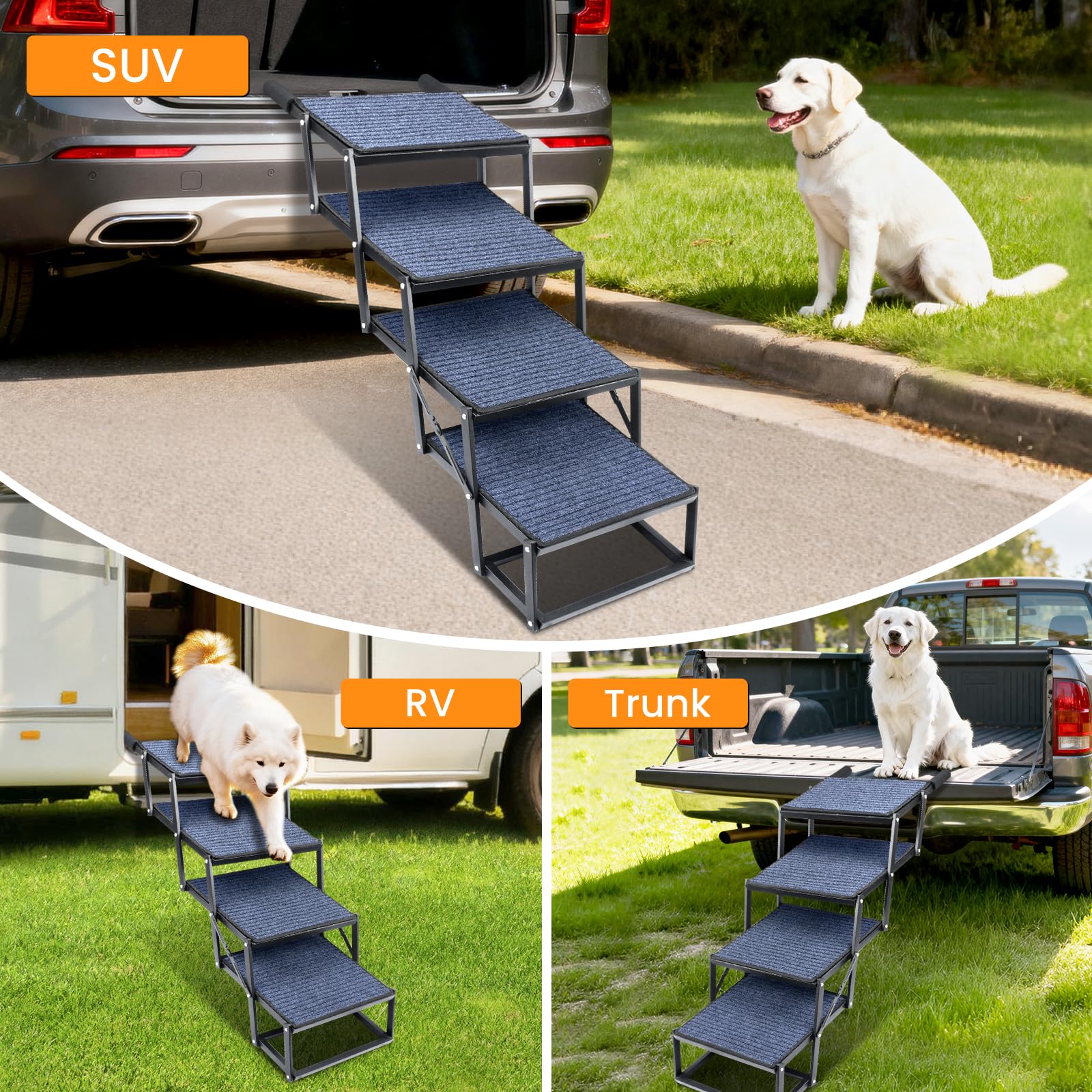Uso en sofá o cama con escalera JTSIOV