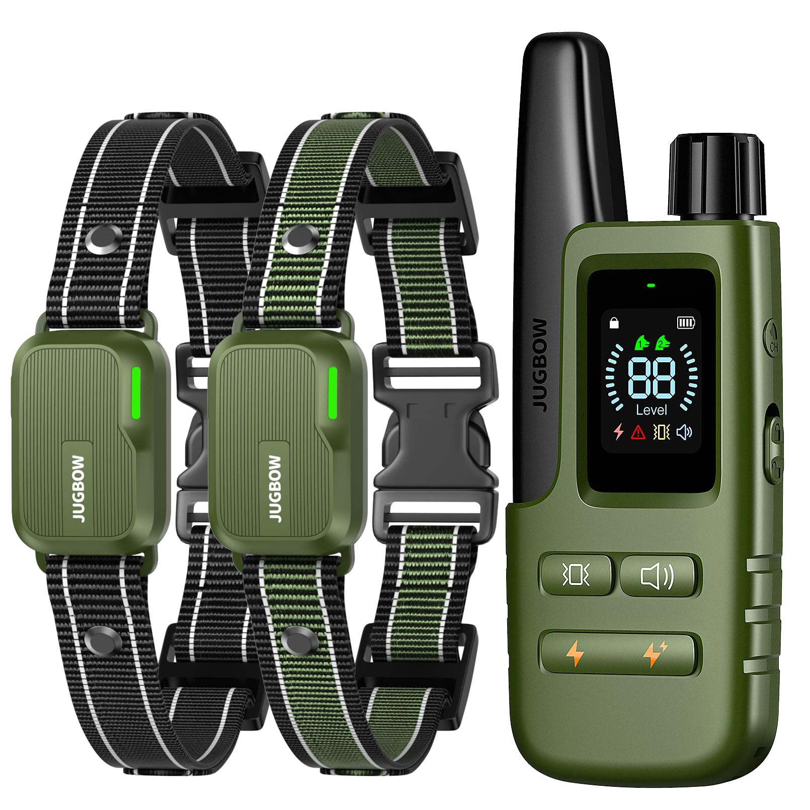 Collar Jugbow de entrenamiento para dos perros, eficiencia en sesiones de adiestramiento en casa.