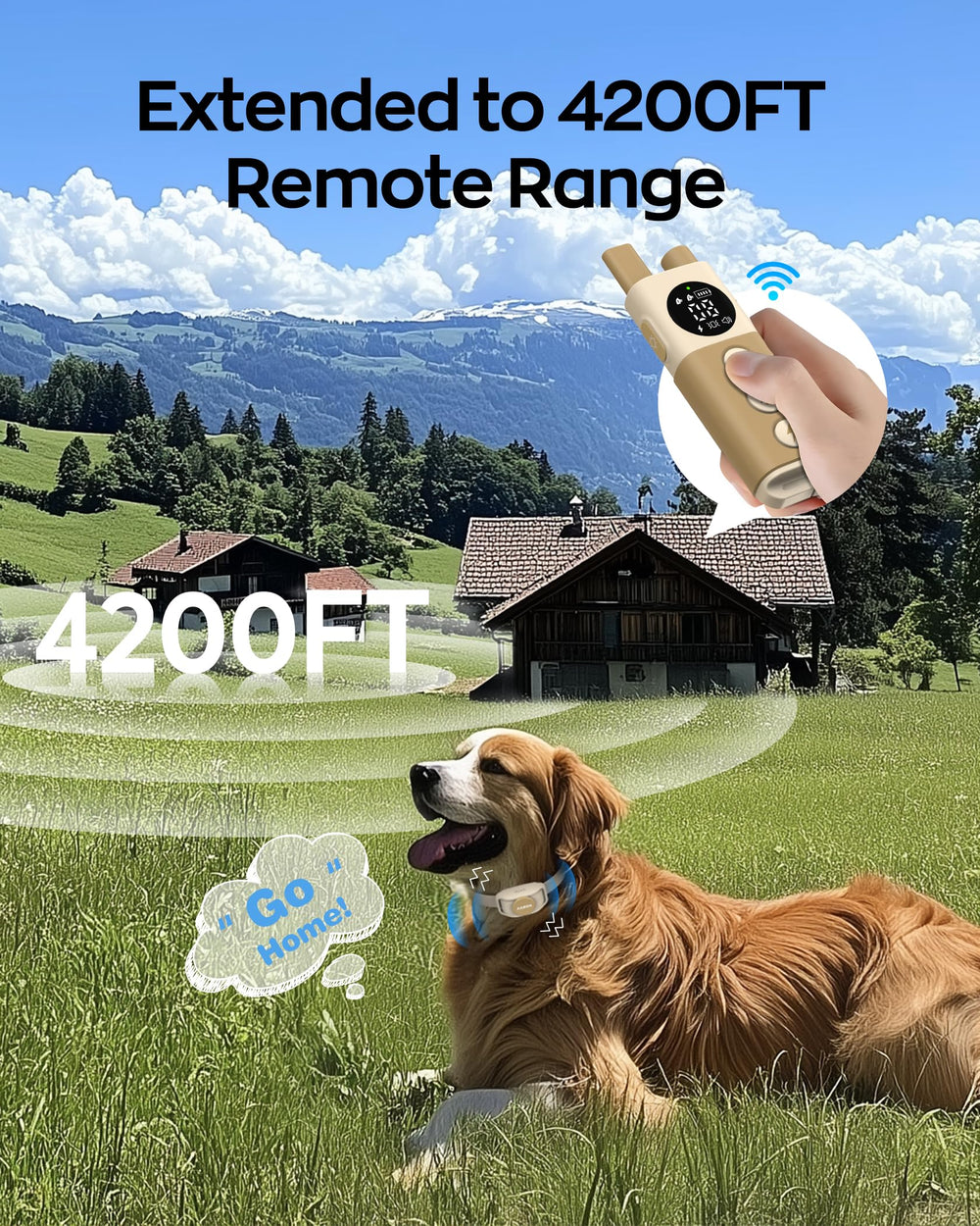  Jugbow collar con estímulo estático seguro para entrenamiento controlado.