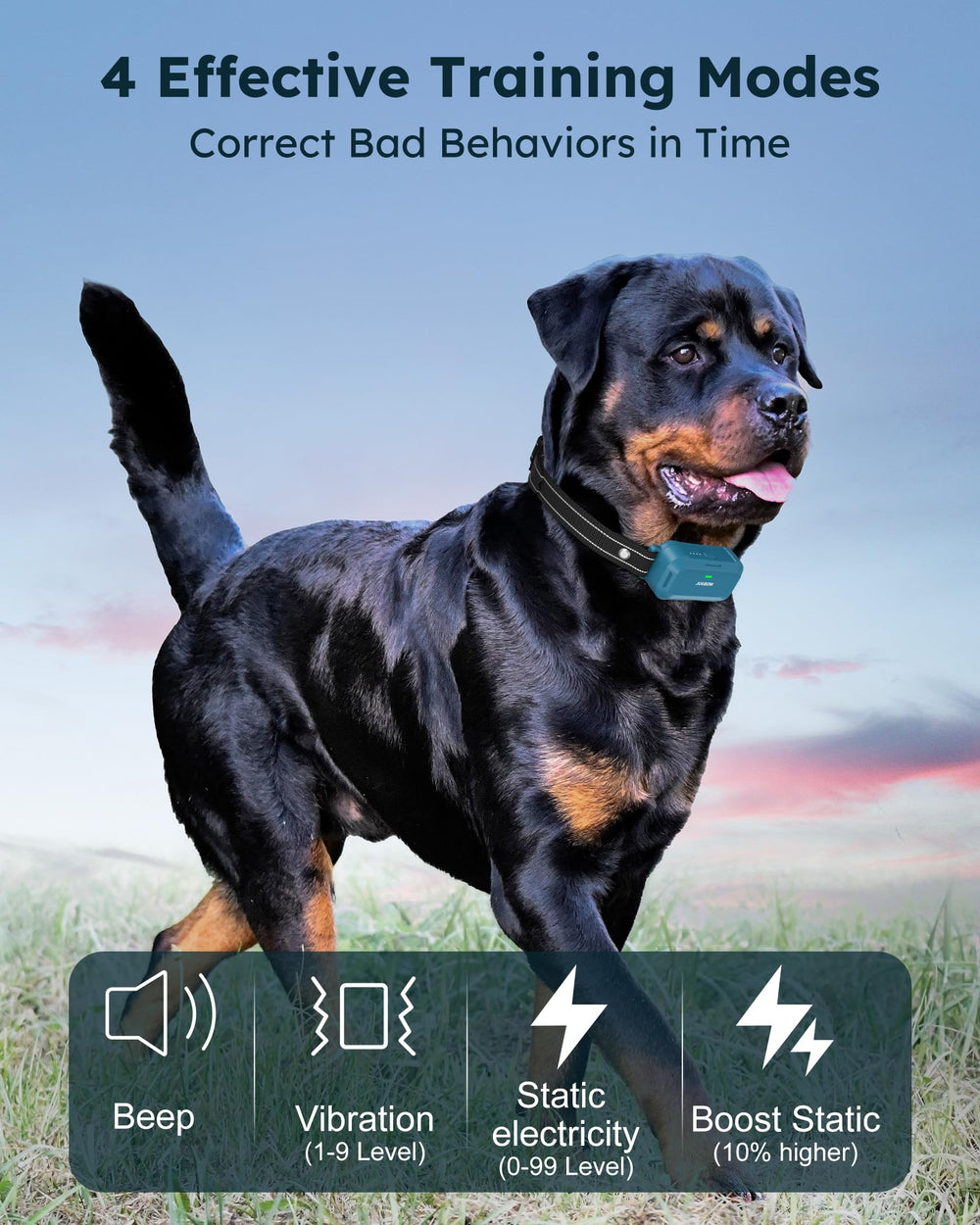 Remoto ergonómico Jugbow facilita sesiones de adiestramiento para dos perros con dos canales.