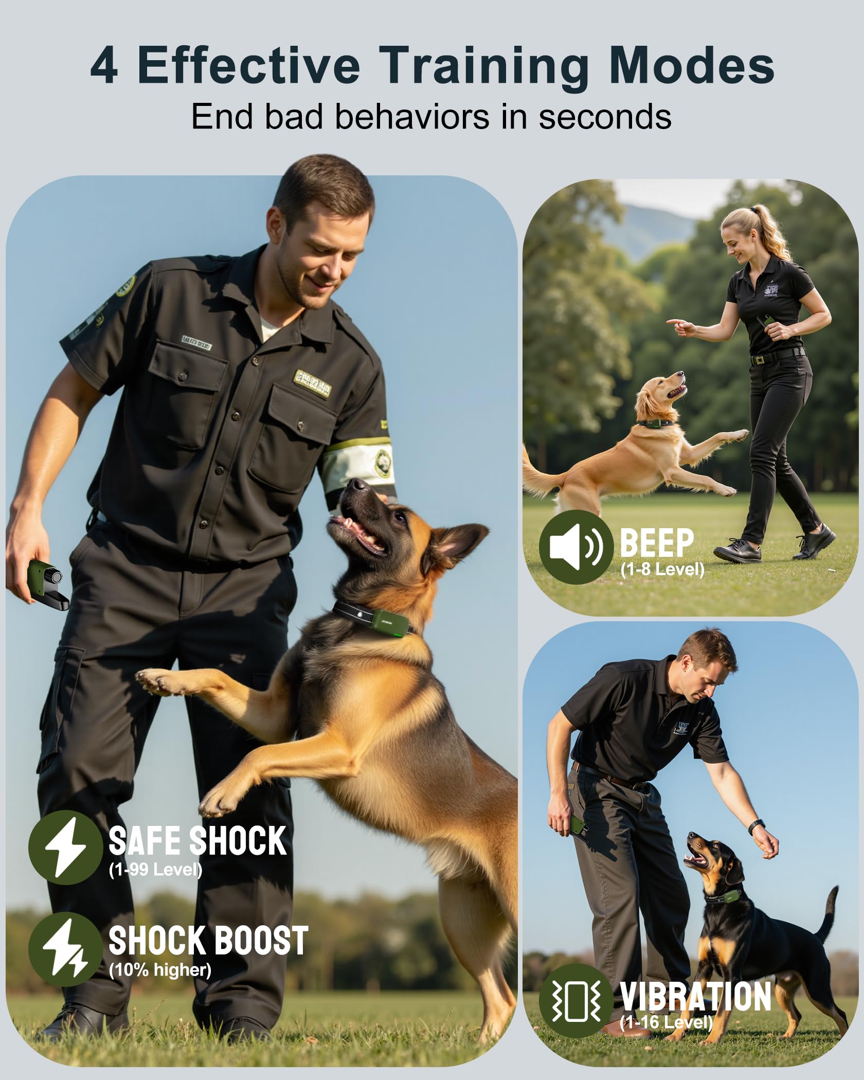 Control remoto Jugbow para entrenar perros a distancia con precisión.
