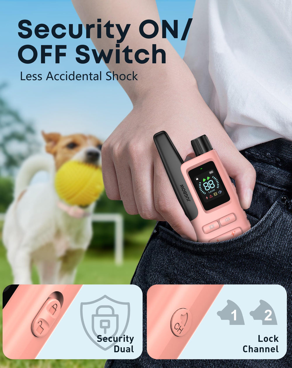 Correa de nylon suave para confort del perro con Jugbow