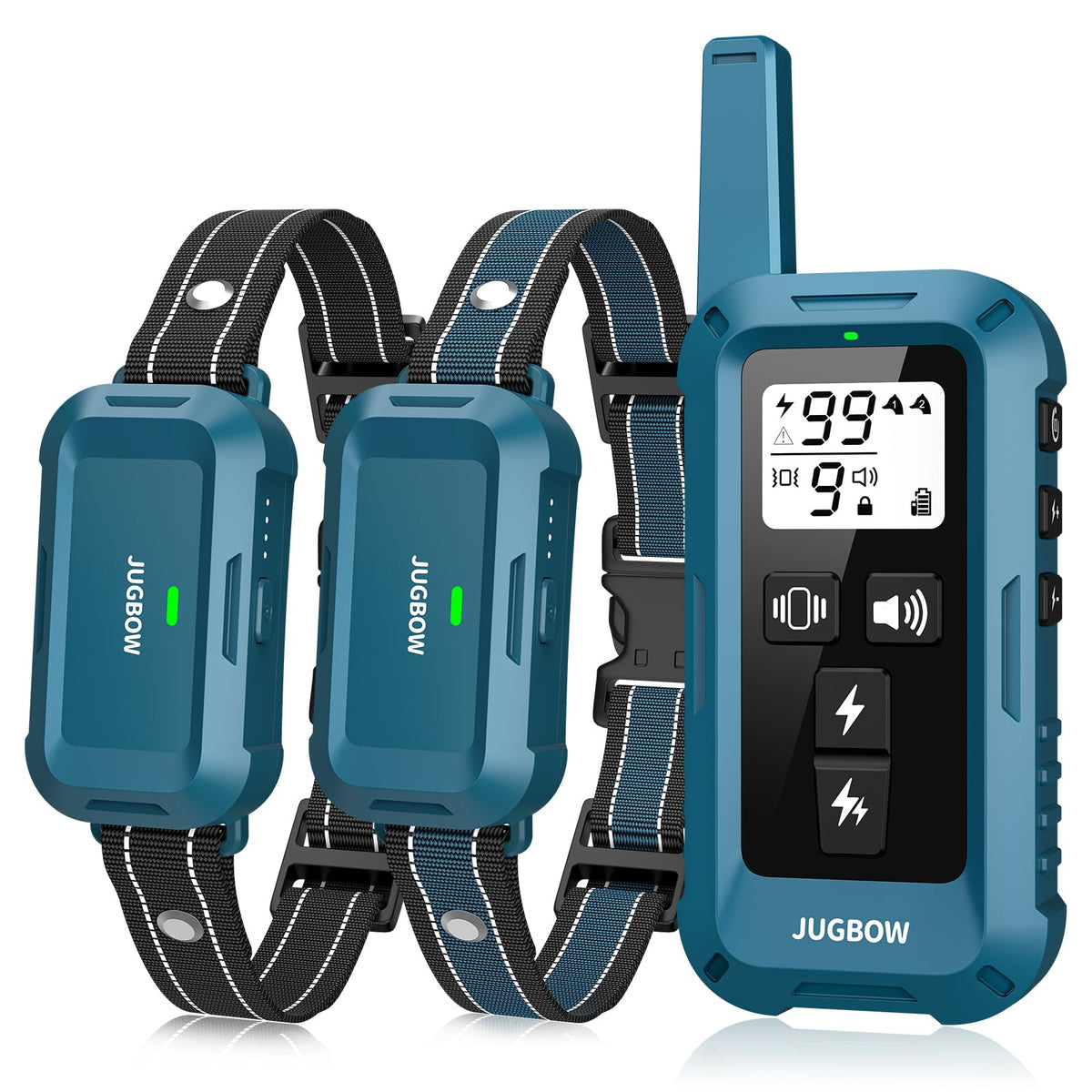 Jugbow dos perros con control remoto para entrenamiento a distancia, alcance amplio y preciso