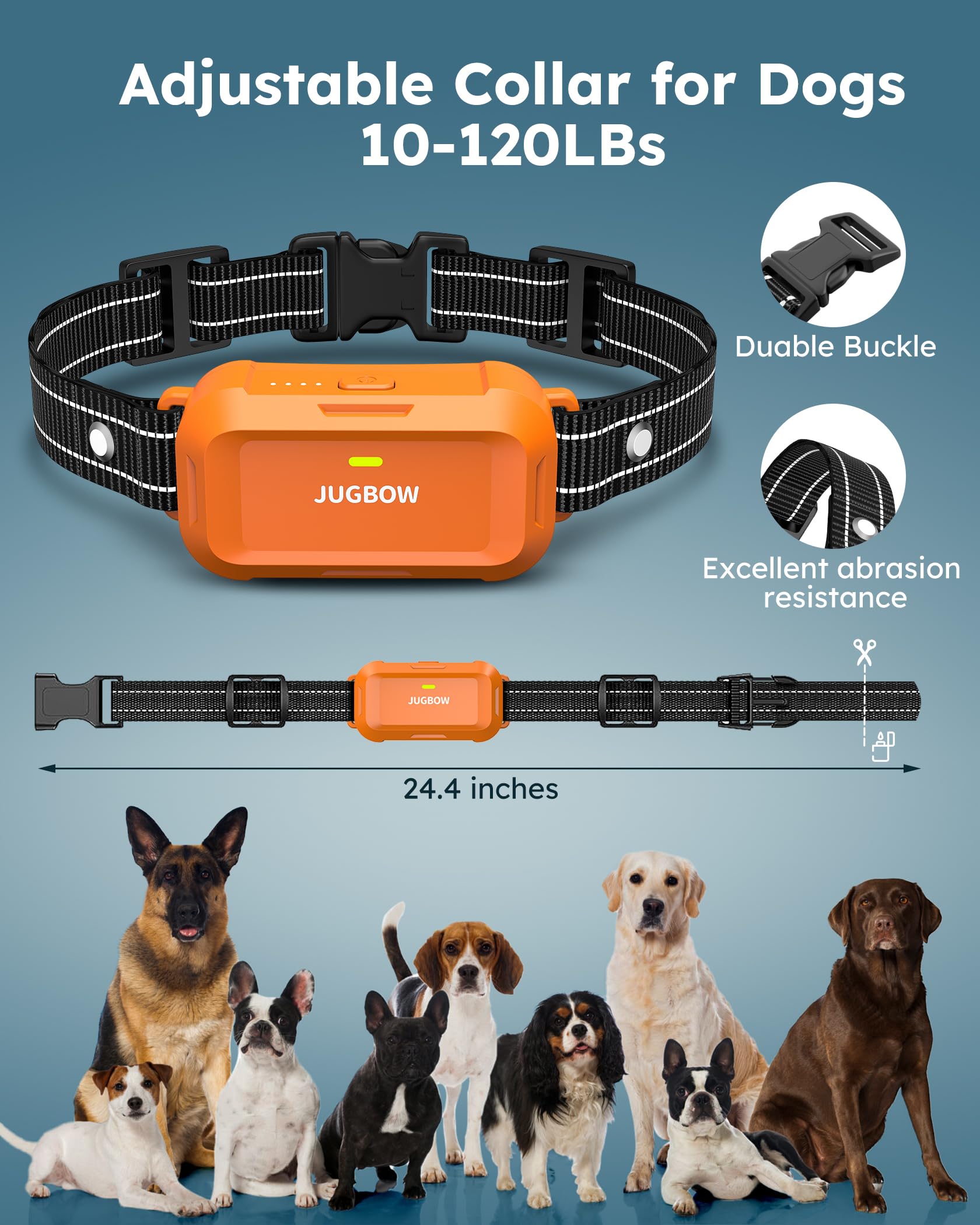 Sistema de seguridad con bloqueo para uso seguro del collar.