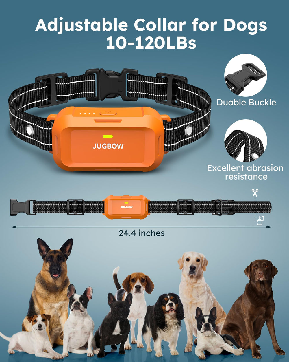 Sistema de seguridad con bloqueo para uso seguro del collar.