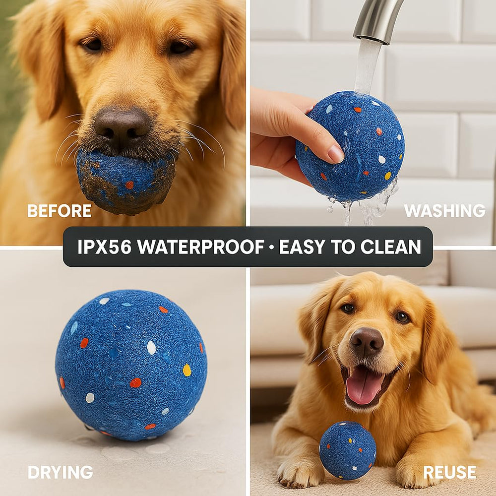 jujingcw bola de 8,7 cm para perros de todas las tallas
