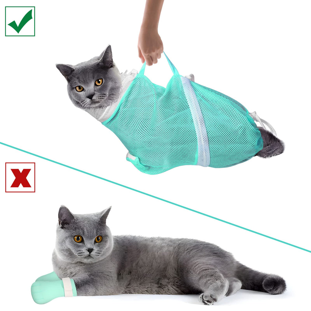 JULMELON tapas de uñas para gatos, seguridad durante baño