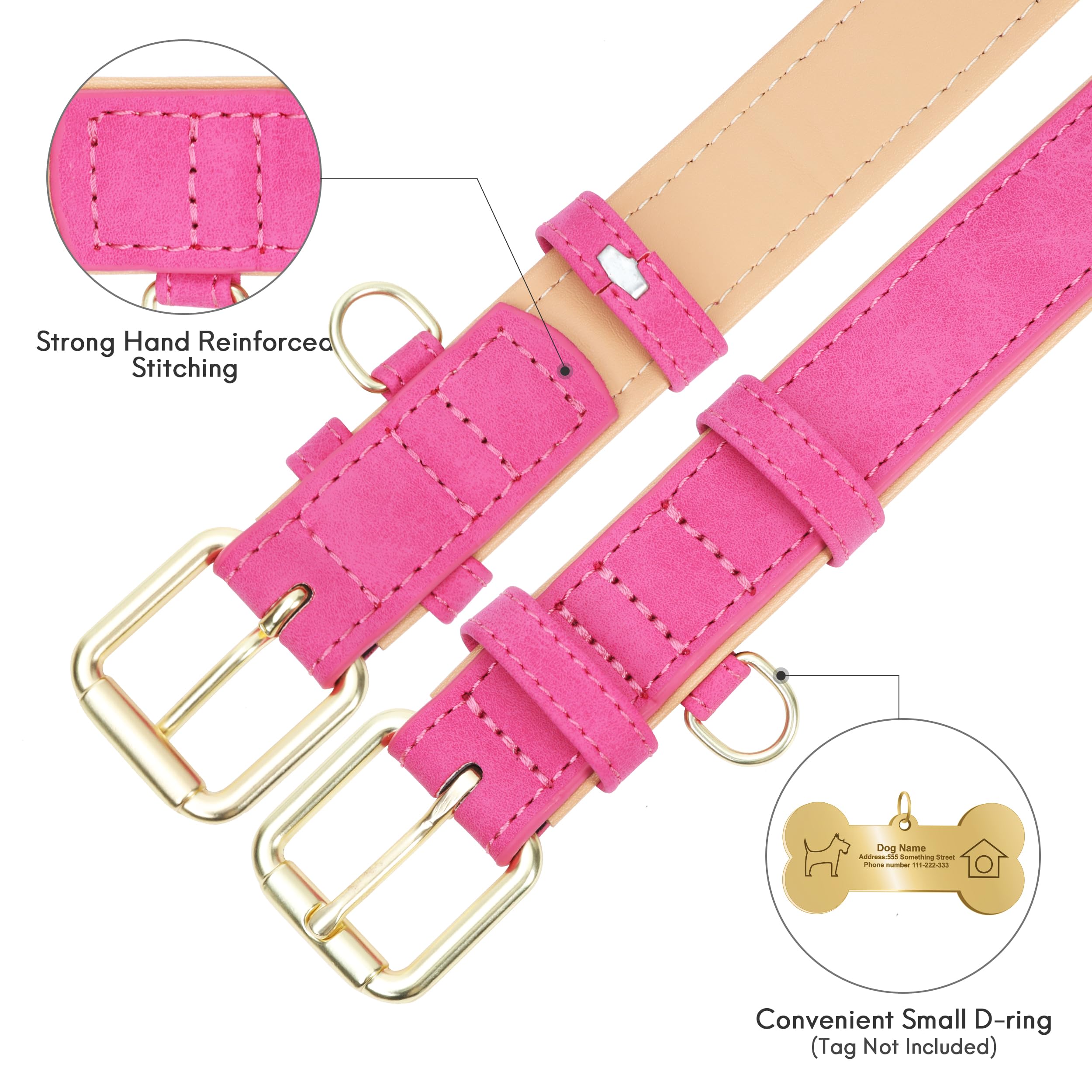 Jumpress collar para uso diario y paseos, color versátil.