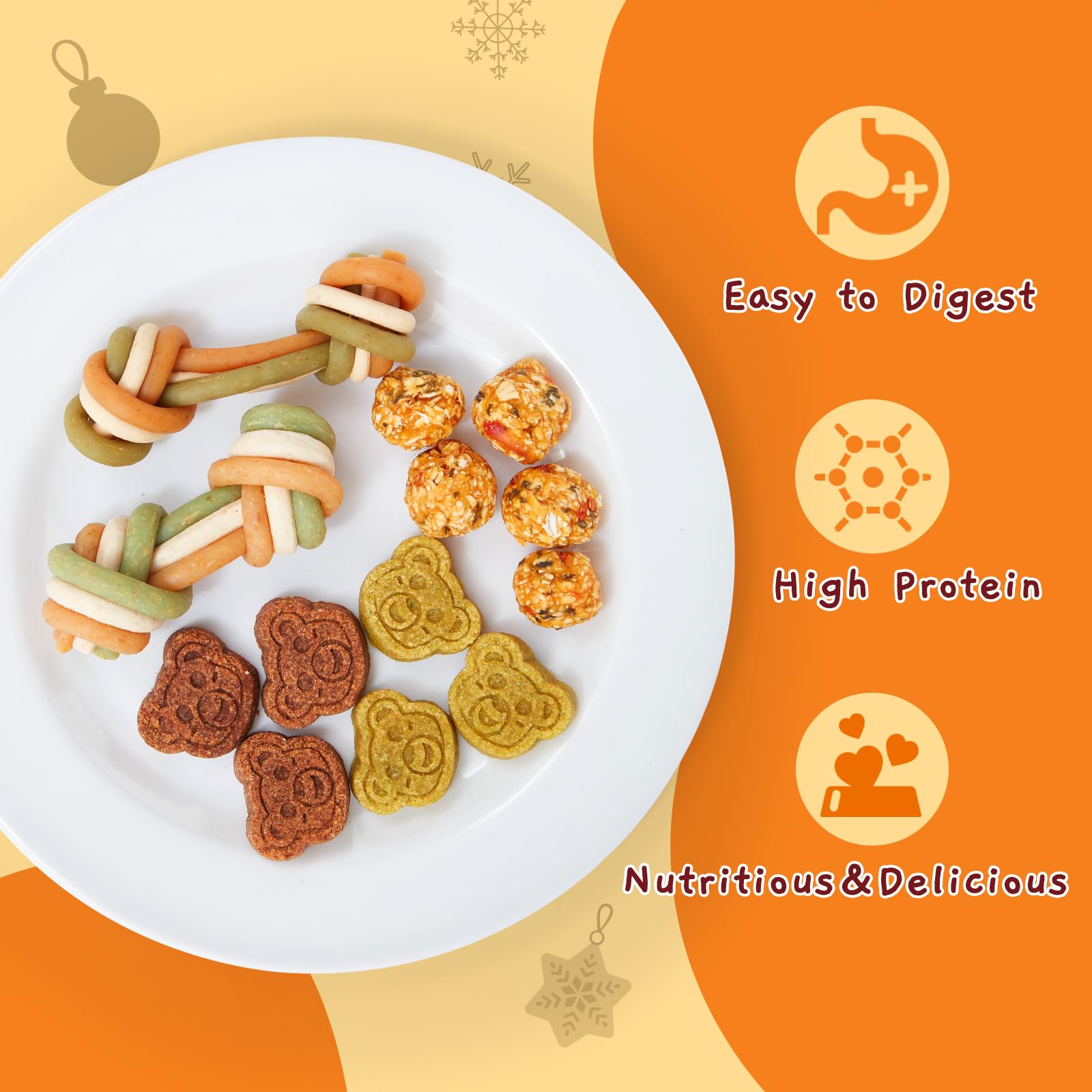 Jungle Calling kit de regalo navideño para perros, pack festivo.