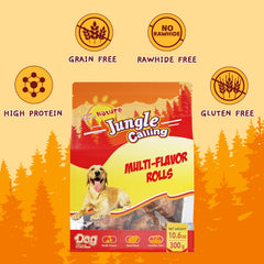 Rollos Jungle Calling multisabor con pato, recompensa para entrenamiento