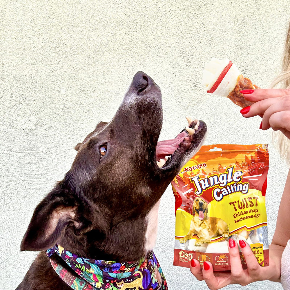 Snack masticable natural Jungle Calling para perros grandes