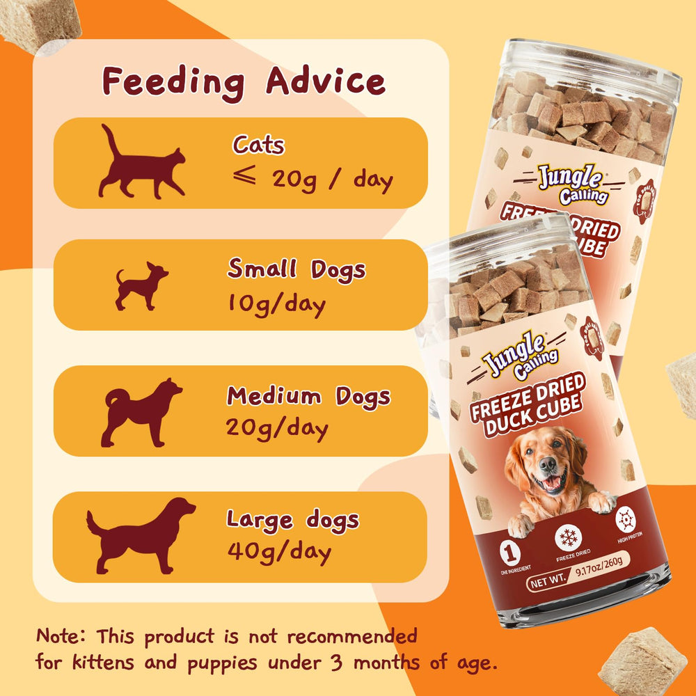 Snack portátil de Jungle Calling para mascotas en paseos