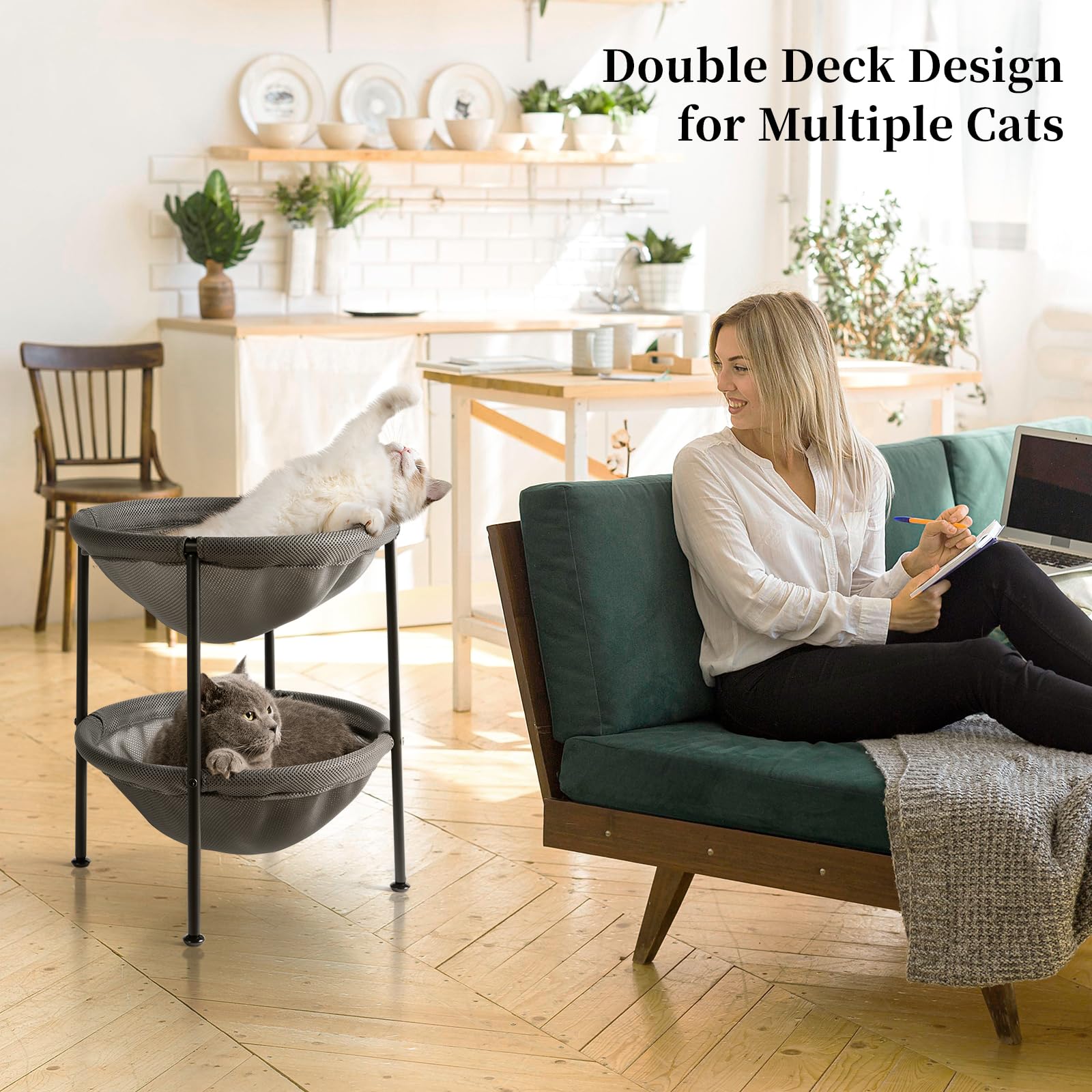 JUNSPOW base-anti-deslizante mantiene estable la cama durante la siesta