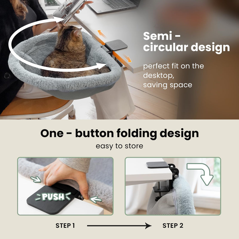 Cama con cremallera JUNSPOW para escritorio, fácil de limpiar.