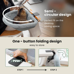 Cama con cremallera JUNSPOW para escritorio, fácil de limpiar.