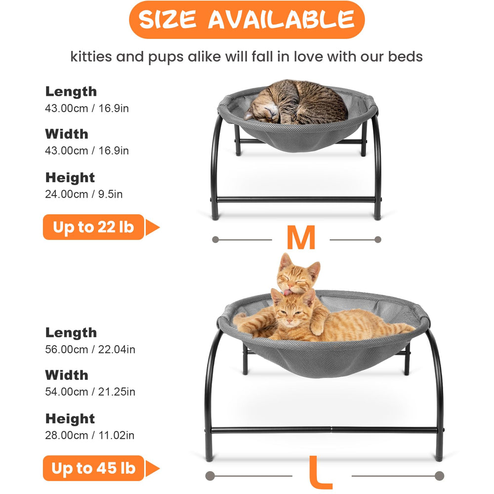 Cama JUNSPOW estructura estable y duradera para mascotas.
