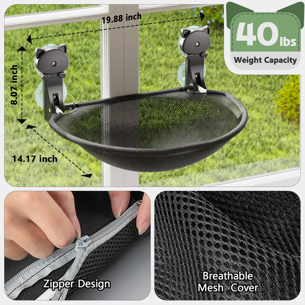 JUNSPOW funda extraíble con cremallera para limpieza fácil.