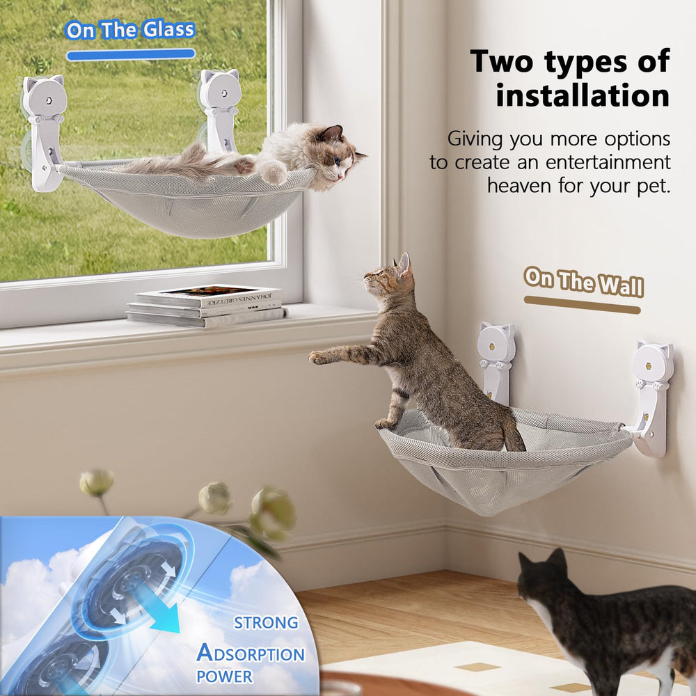 JUNSPOW diseño hundido para seguridad y comodidad del felino