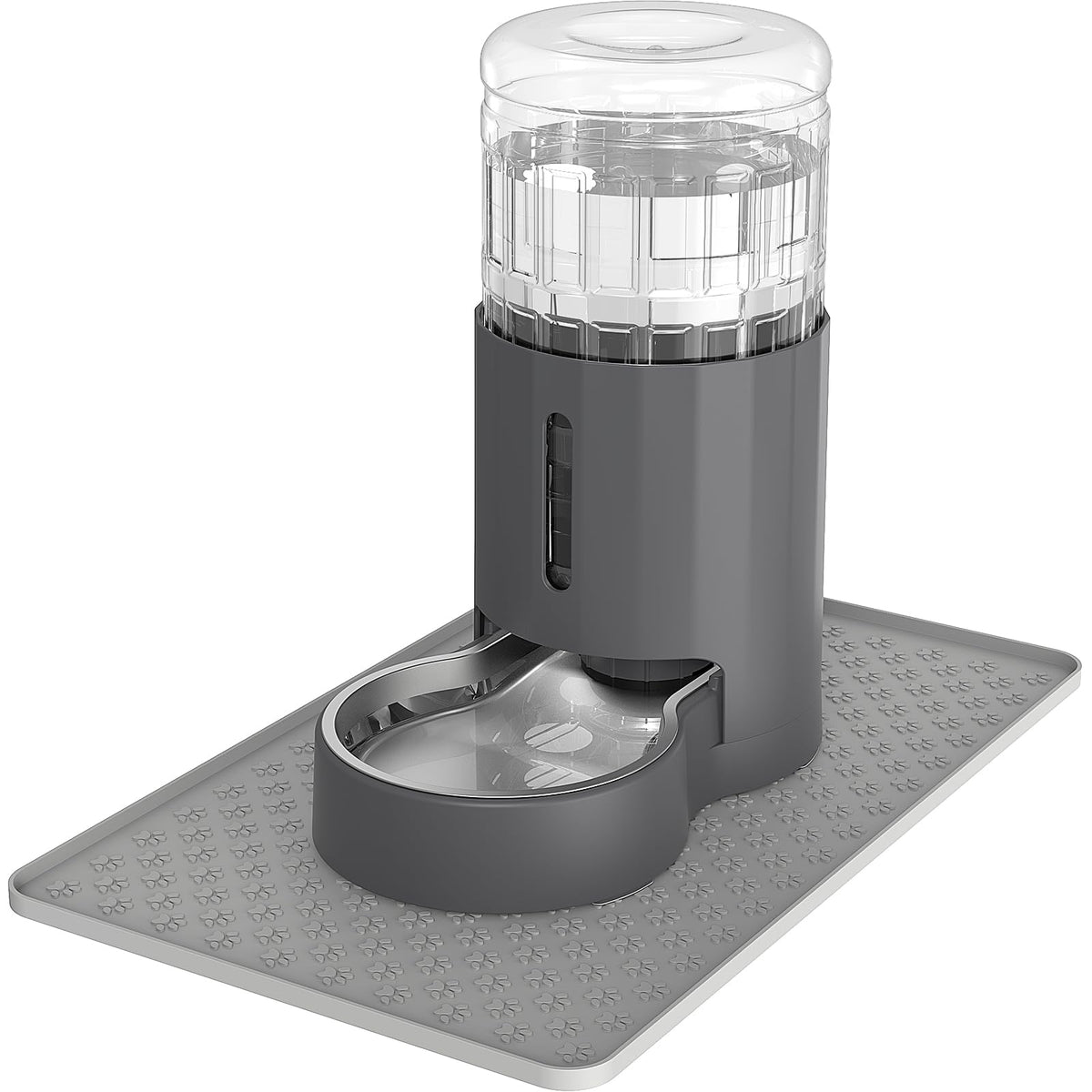 JUNSPOW dispensador de agua para gatos con sistema de gravedad y base estable