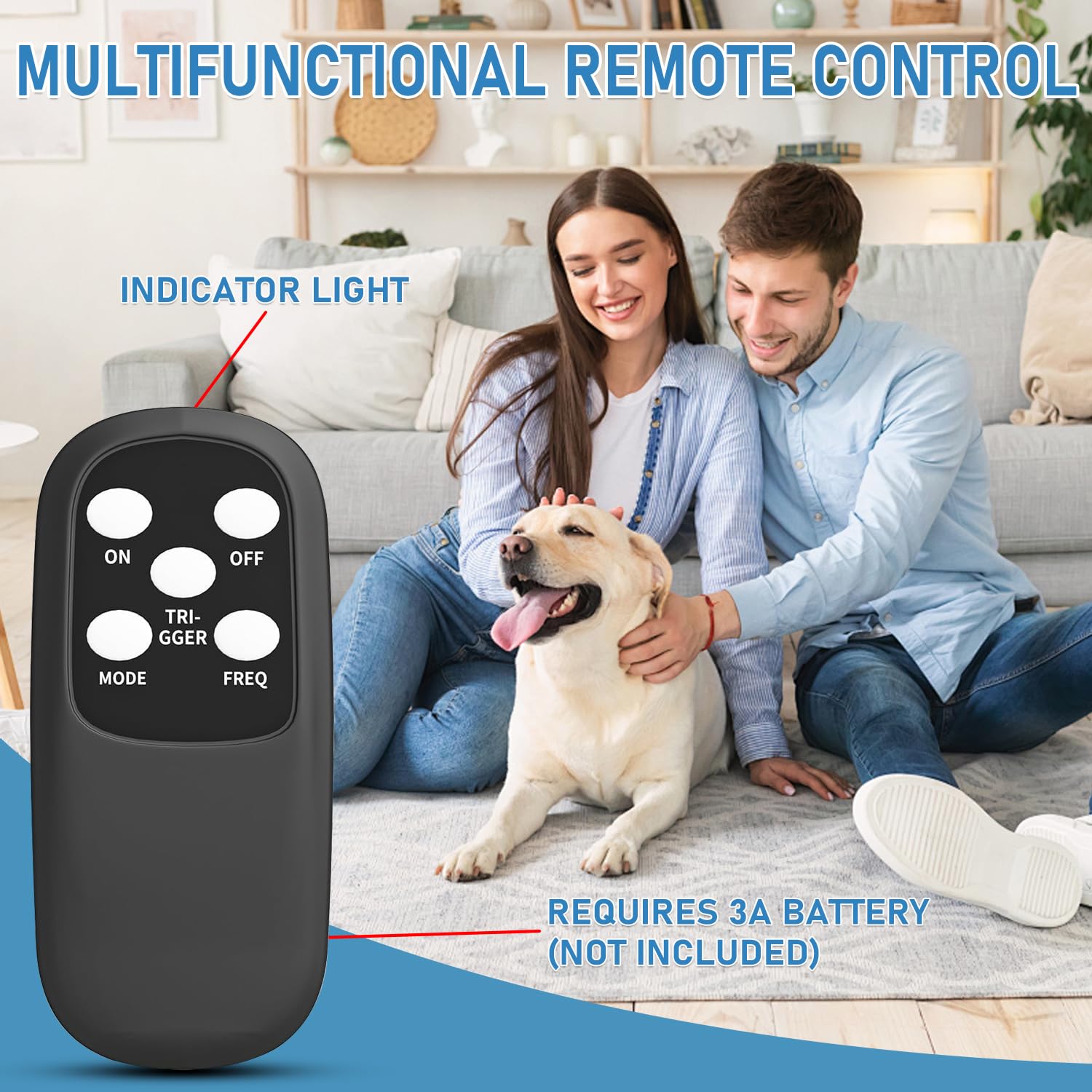 Uso interior y exterior para control de ladridos