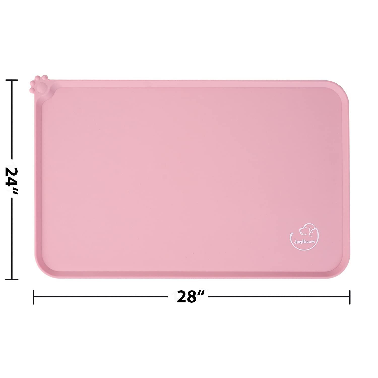 Juqiboom alfombrilla de silicona impermeable fácil de limpiar tras comida