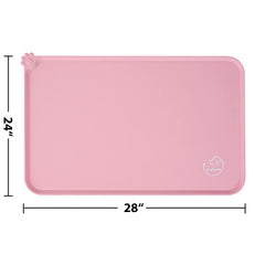 Juqiboom alfombrilla de silicona impermeable fácil de limpiar tras comida